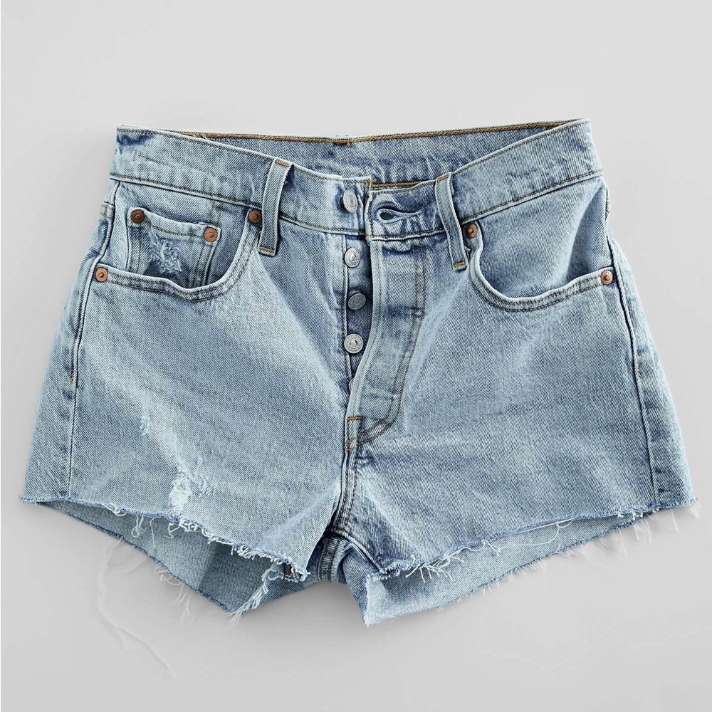 Levi's® Women's 501 Cotton High-Rise Denim Shorts tango light size 28